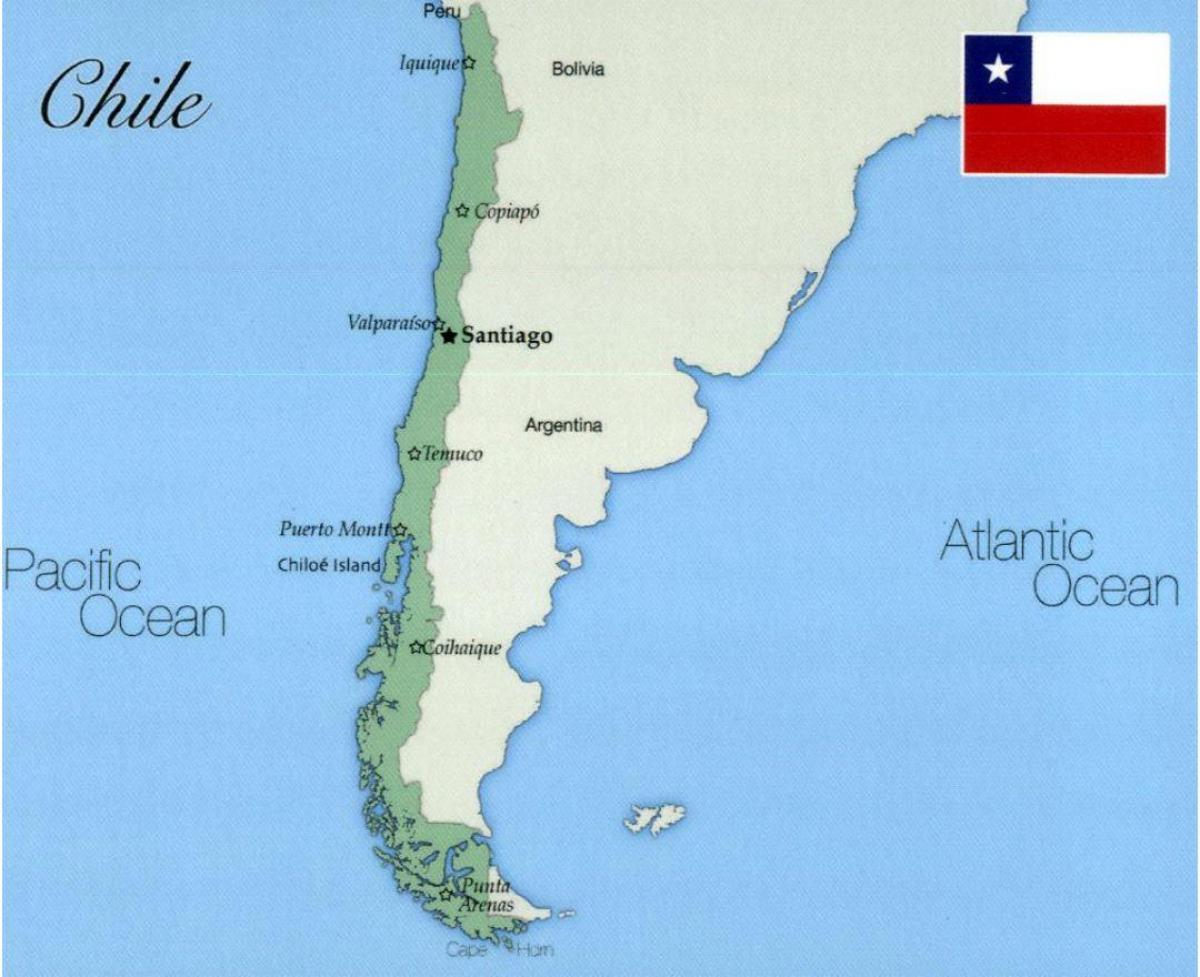 kaart linn, Tšiili