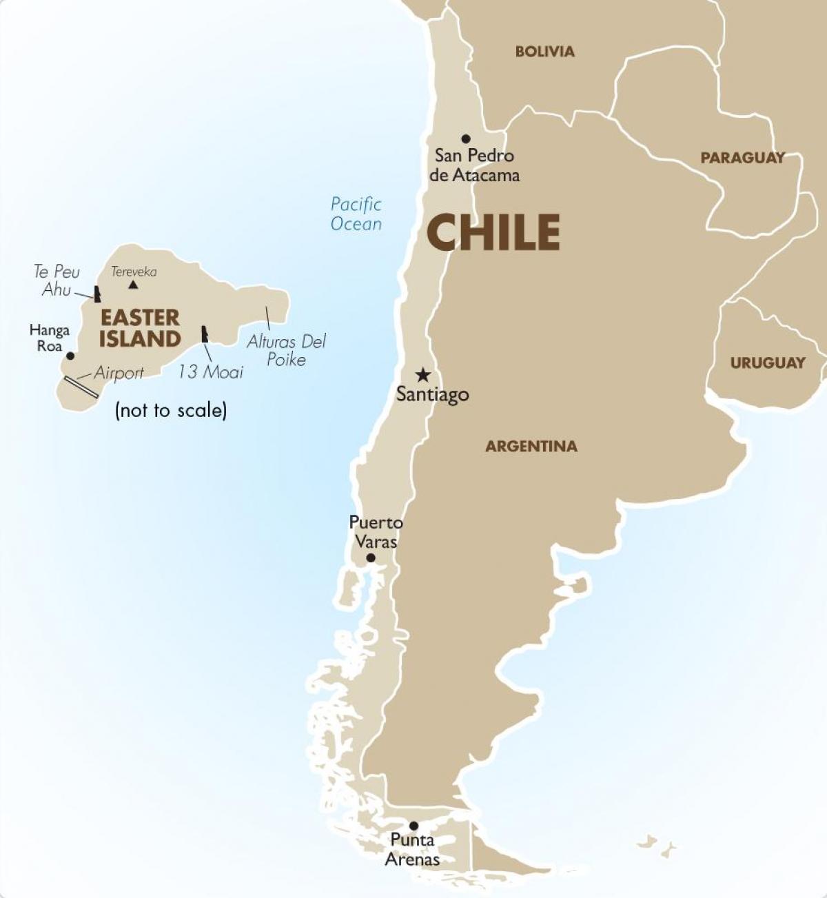 Tšiili on map