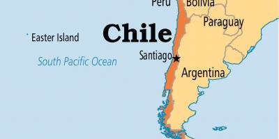 Santiago de Chile kaart
