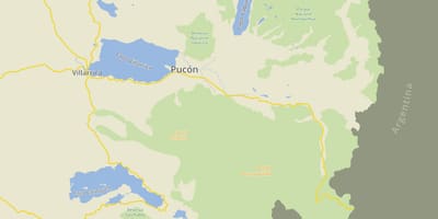 Kaart pucon Tšiili