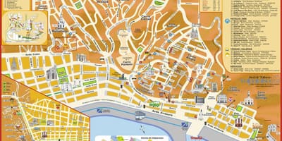 Turismi kaart valparaiso Tšiili